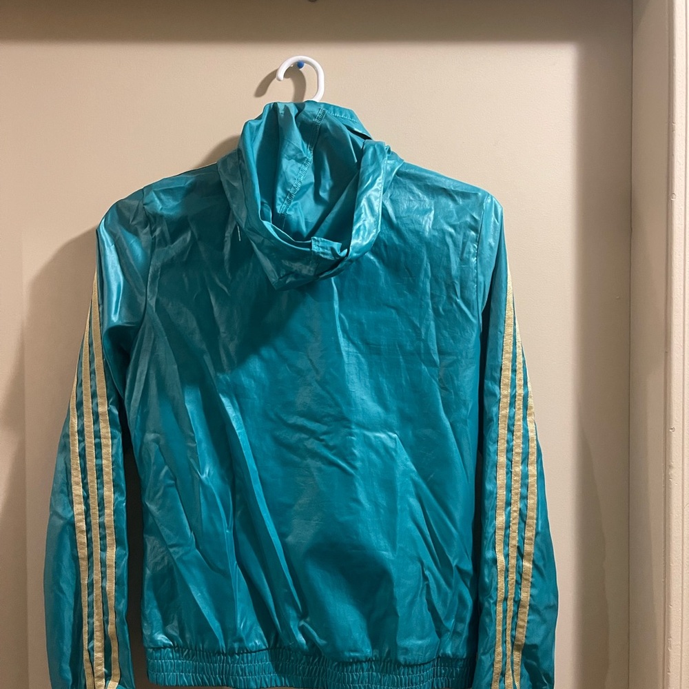 Adidas Teal Mesh Jacket